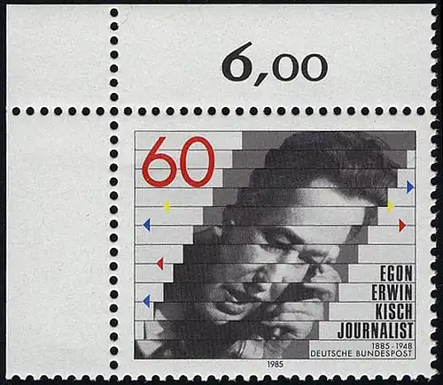 1247 Egon Erwin Kisch ** Ecke o.l.