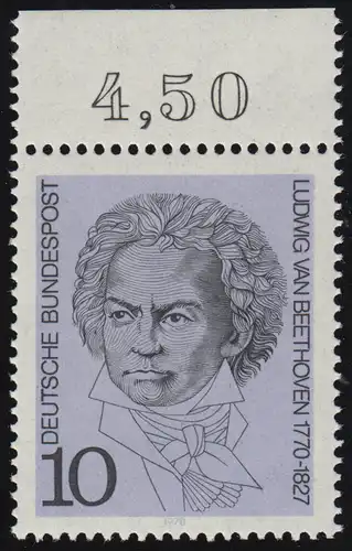 616 Beethoven 10 Pf ** Oberrand