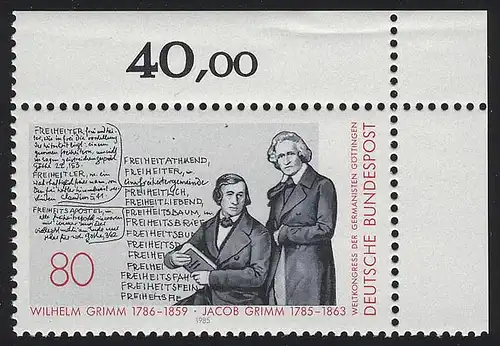 1236 Brüder Grimm ** Ecke o.r.