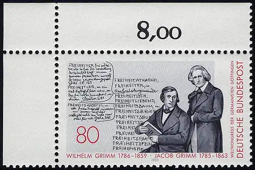 1236 Brüder Grimm ** Ecke o.l.