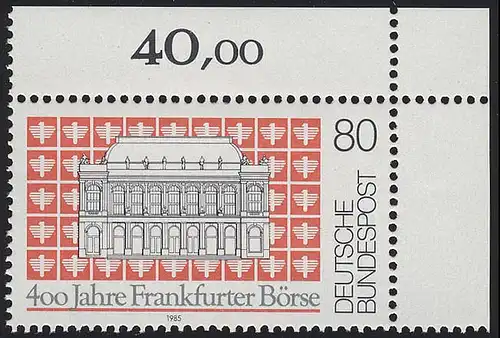 1257 Frankfurter Börse ** Ecke o.r.