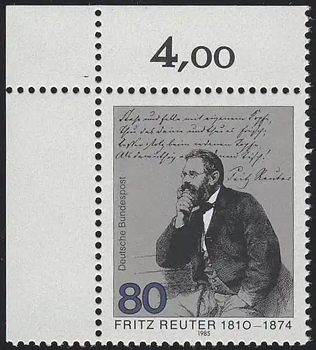 1263 Fritz Reuter ** Ecke o.l.