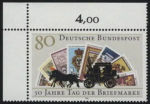 1300 Jour du timbre ** Coin o.l.