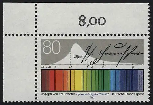 1313 Joseph von Fraunhofer ** Ecke o.l.