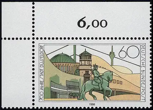 1369 Düsseldorf ** Ecke o.l.