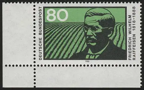 1358 Friedrich Wilhelm Raiffeisen ** Ecke u.l.