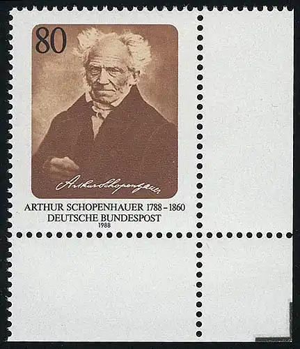 1357 Arthur Schoppenhauer ** Ecke u.r.