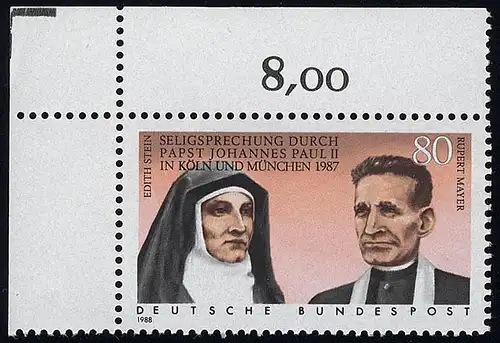 1352 Edith Stein et Rupert Mayer ** Coin o.l.