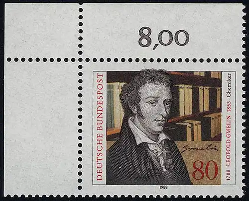 1377 Leopold Gmelin ** Ecke o.l.