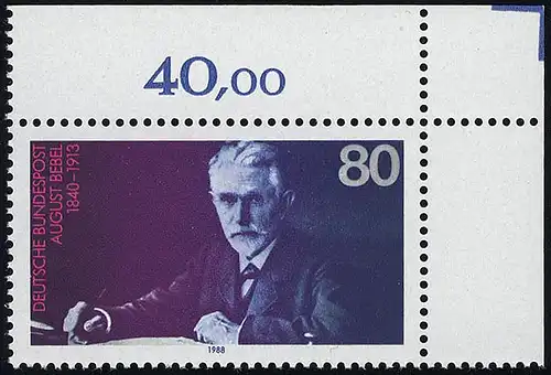 1382 August Bebel ** Ecke o.r.