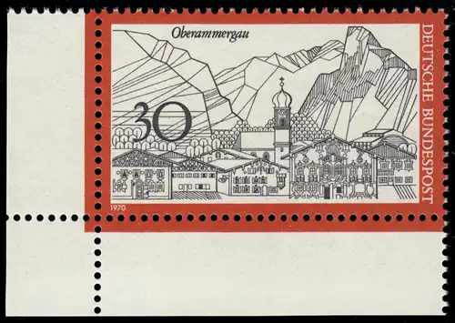 622 Fremdenverkehr Oberammergau ** Ecke u.l.