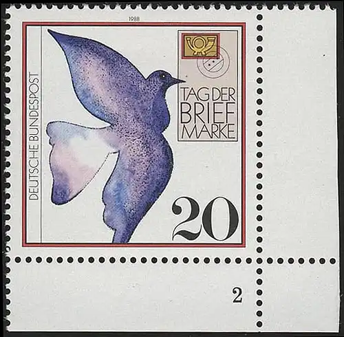 1388 Tag der Briefmarke ** FN2