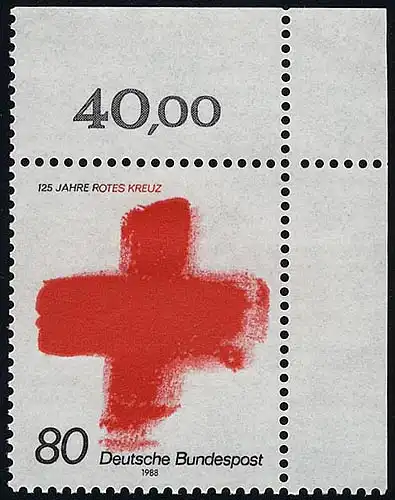 1387 Rotes Kreuz ** Ecke o.r.