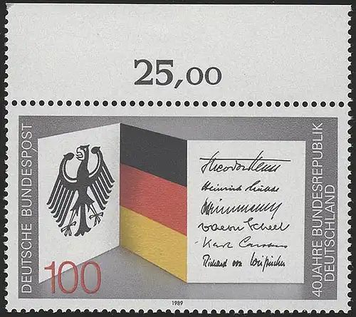 1421 Bundesrepublik Deutschland ** Oberrand