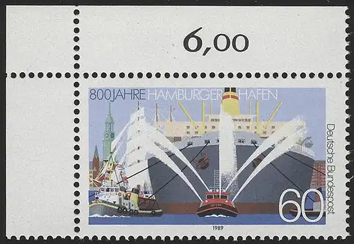 1419 Hambourg port ** coin o.l.