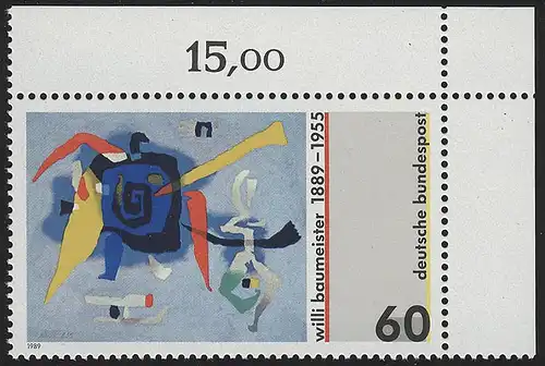 1403 Willi Baumeister ** Ecke o.r.