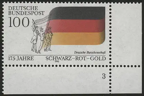 1463 Schwarz-Rot-Gold ** FN3