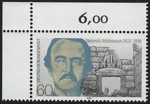1480 Heinrich Schliemann ** Ecke o.l.