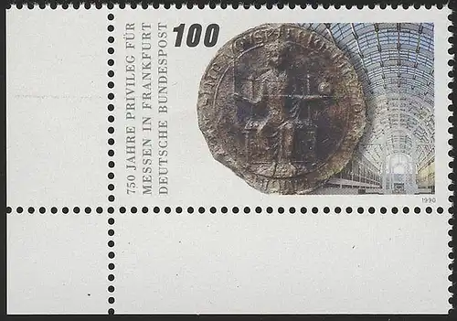 1452 Messeprivileg Frankfurt/Main ** Coin et l.