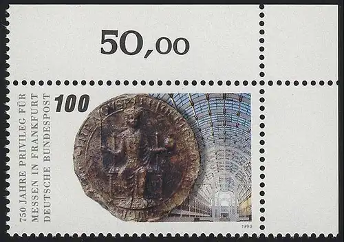 1452 Messeprivileg Frankfurt/Main ** Coin o.r.