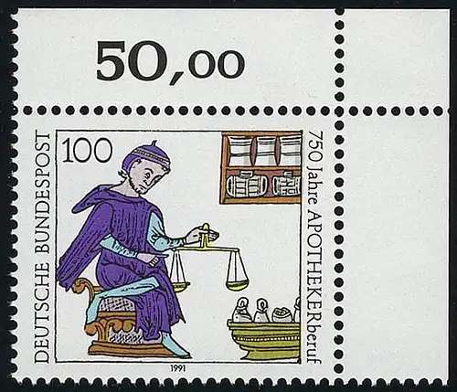 1490 Profession de pharmacien ** Coin o.r.