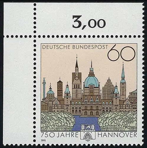 1491 Hannover ** Ecke o.l.