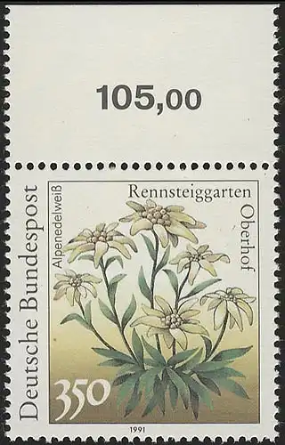 1509 Alpenedelweis 350 Pf ** Oberrand