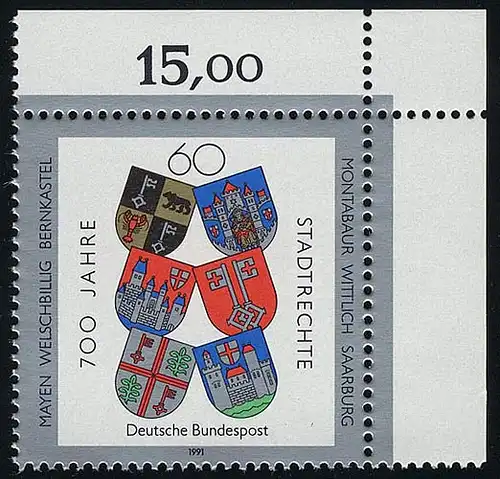 1528 Stadtrechte 1991 ** Ecke o.r.