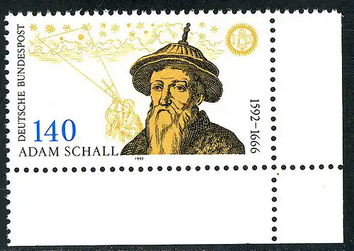 1607 Johann Adam Schall von Bell ** Coin et r.