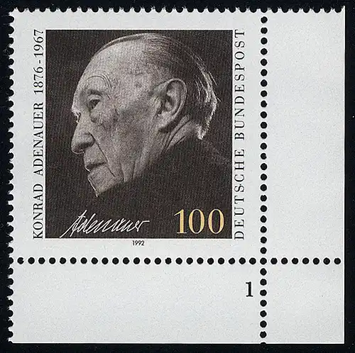 1601 Konrad Adenauer ** FN1