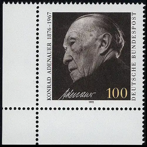 1601 Konrad Adenauer ** Coin et l.
