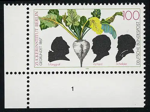 1599 Zuckerinstitut Berlin ** FN1