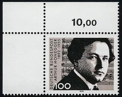 1596 Arthur Honegger ** Coin o.l.