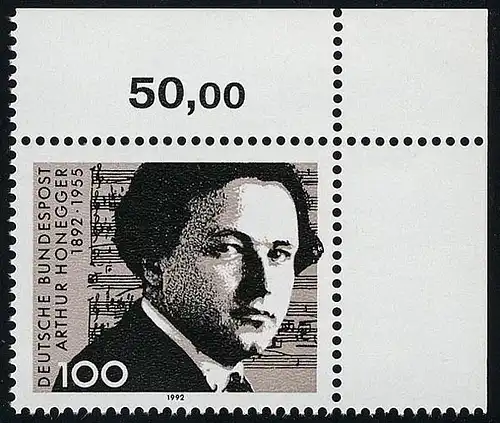 1596 Arthur Honegger ** Coin o.r.