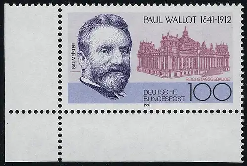 1536 Paul Wallot ** Ecke u.l.