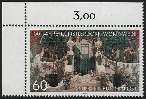 1430 Künstlerdorf Worpswede ** Ecke o.l.