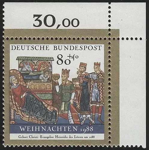 1396 Weihnachten ** Ecke o.r.