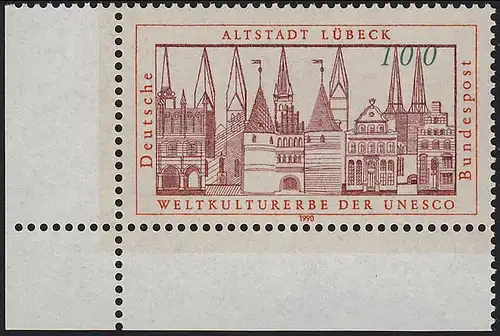 1447 Kulturerbe Altstadt Lübeck ** Ecke u.l.