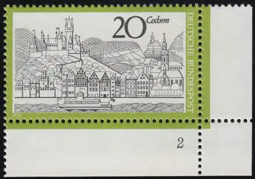 649 Fremdenverkehr Cochem, postfrisch ** FN2