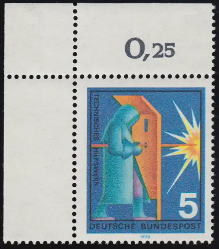 629 Services auxiliaires 5 Pf Service technique** Coin o.l.