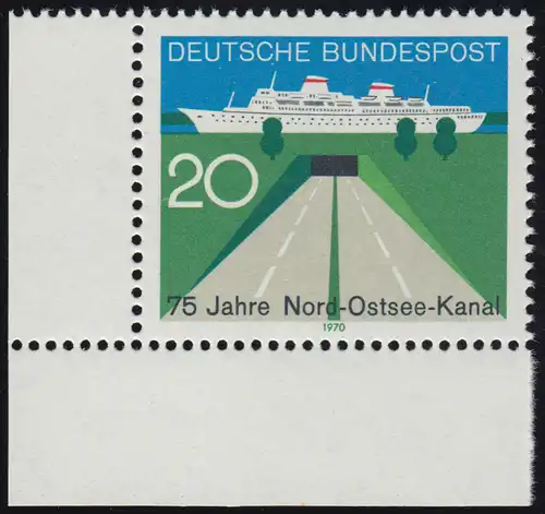 628 Canal Nord-Messie ** Coin et l.