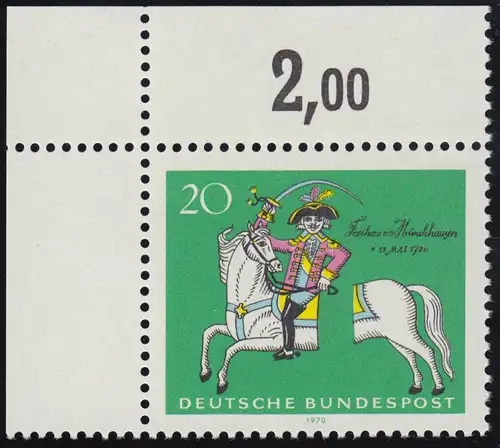 623 Münchhausen ** Ecke o.l.