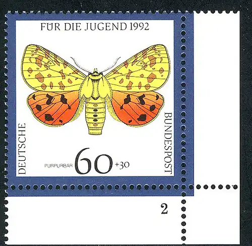 1602 Jugend Nachtfalter 60+30 Pf ** FN2