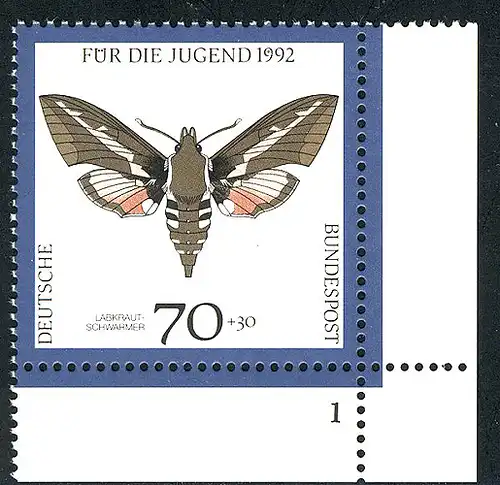 1603 Jeunes papillons de nuit 70+30 Pf ** FN1