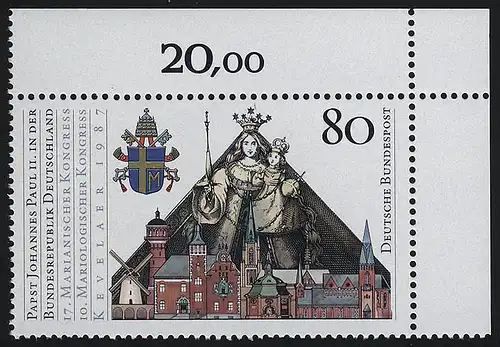 1320 Papst Johannes Paul II. ** Ecke o.r.