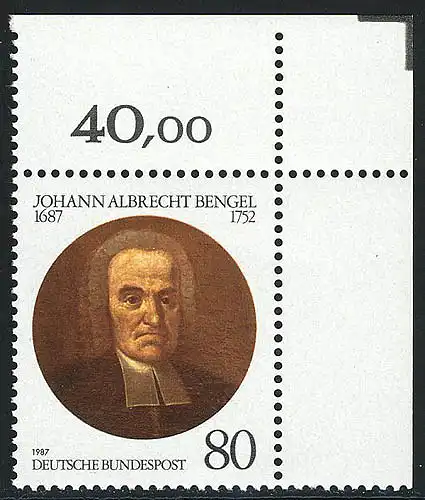 1324 Johann Albrecht Bengel ** Ecke o.r.