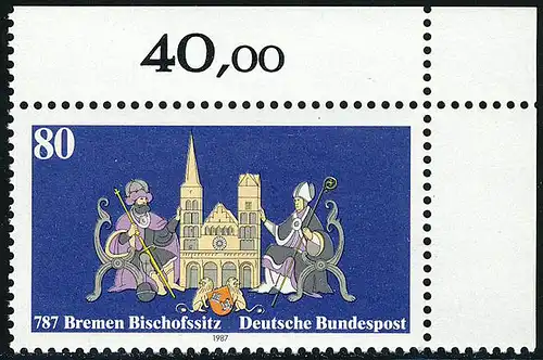 1329 Bischofssitz Bremen ** Ecke o.r.