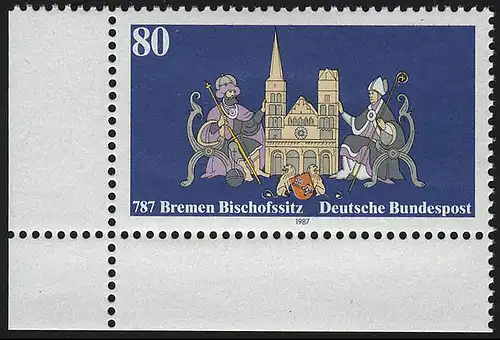 1329 Bischofssitz Bremen ** Ecke u.l.