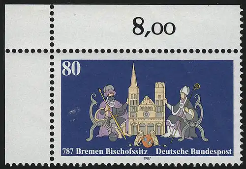 1329 Bischofssitz Bremen ** Ecke o.l.