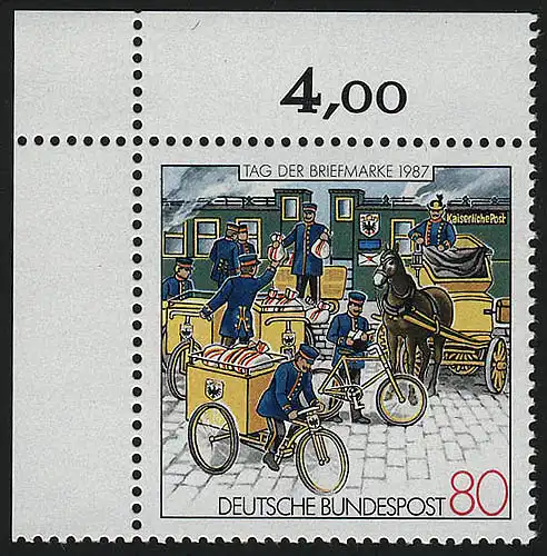 1337 Jour du timbre ** Coin o.l.